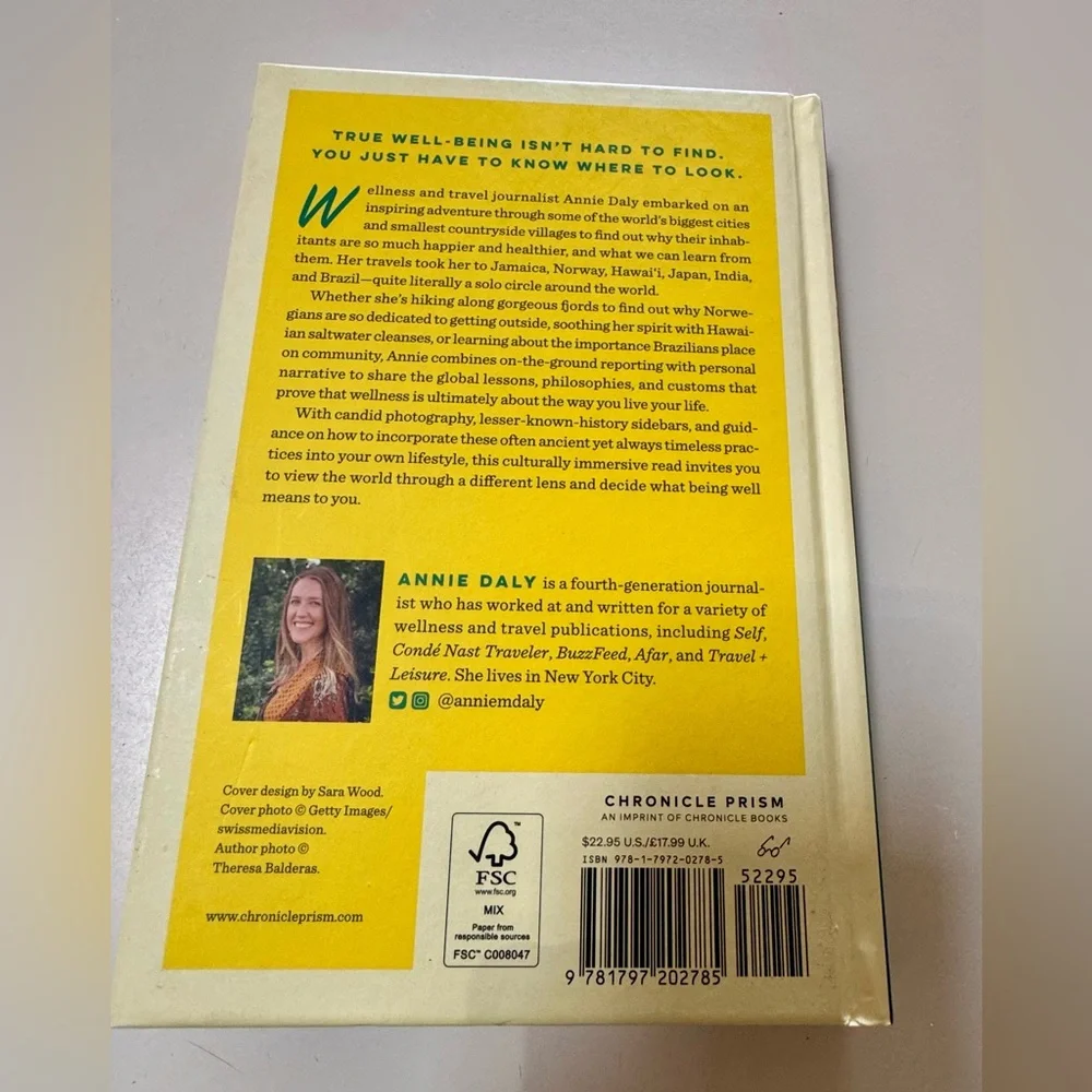 New Hardcover Book: Destination Wellness, Global Secrets for Better Living